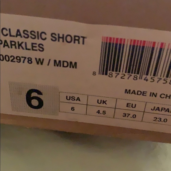 Ugg sparkle boot blue silver size 6 - Picture 10 of 14